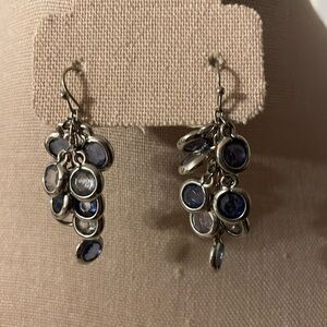 Cluster drop earrings